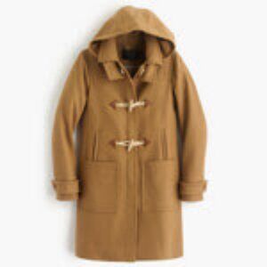 J. Crew Camel Wool Melton Toggle Coat